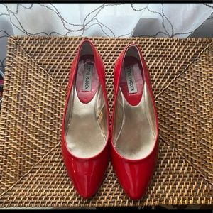 Red Steve Madden dress flats